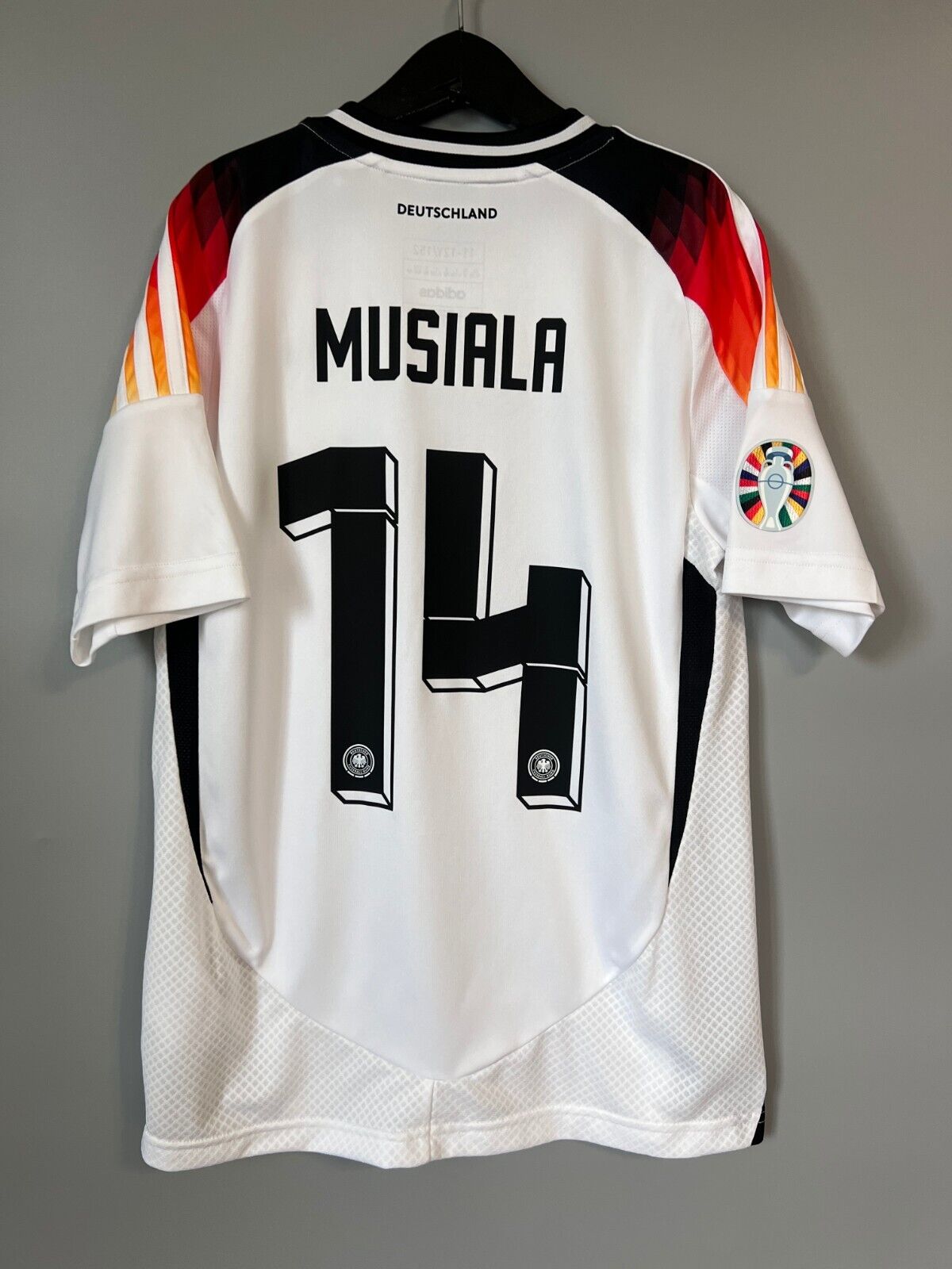Musiala Germany Jersey 2024 Home Soccer Football Adidas DFB IP6130 Boys Size M