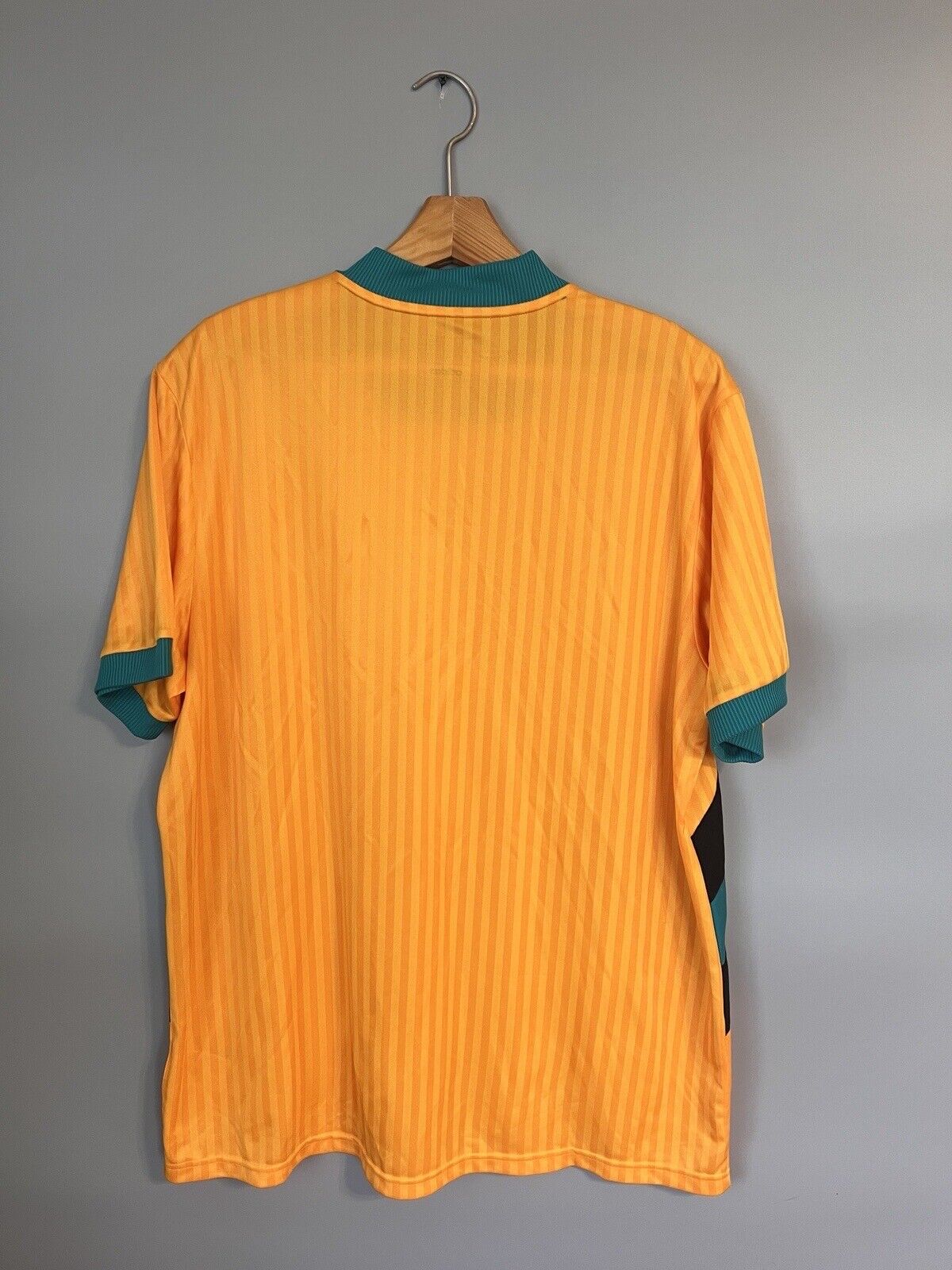 Bayern Munich Jersey Icon Mens Soccer Shirt Yellow Adidas HT8833 Size L