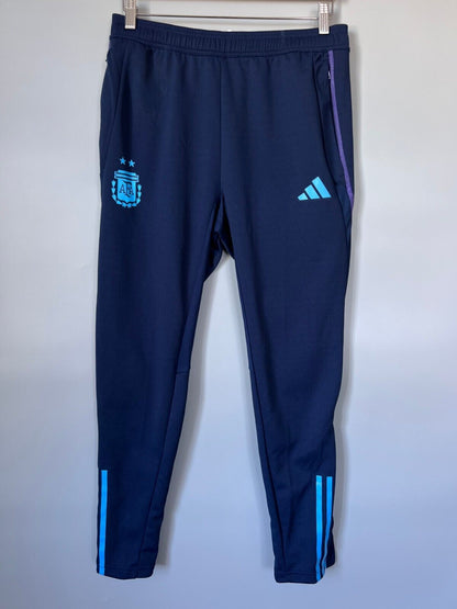 Argentina Tiro 23 Training Pants Blue Football Soccer Adidas HF3914 Mens Size M