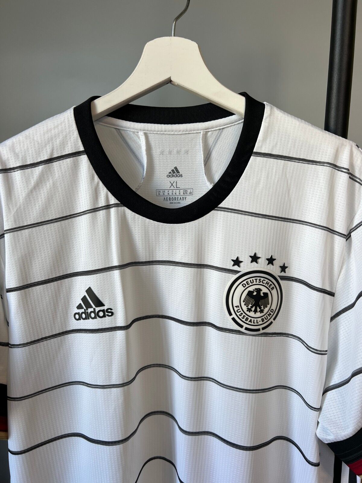 Germany Jersey 2020 Home Player Issue Football Shirt Adidas EH6104 Mens Size XL