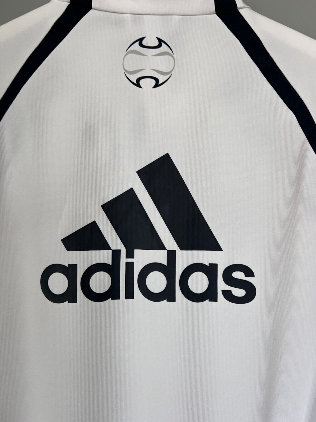 Real Madrid Teamgeist Jacket 2006x2021 White Soccer Adidas HA2537 Mens Size M
