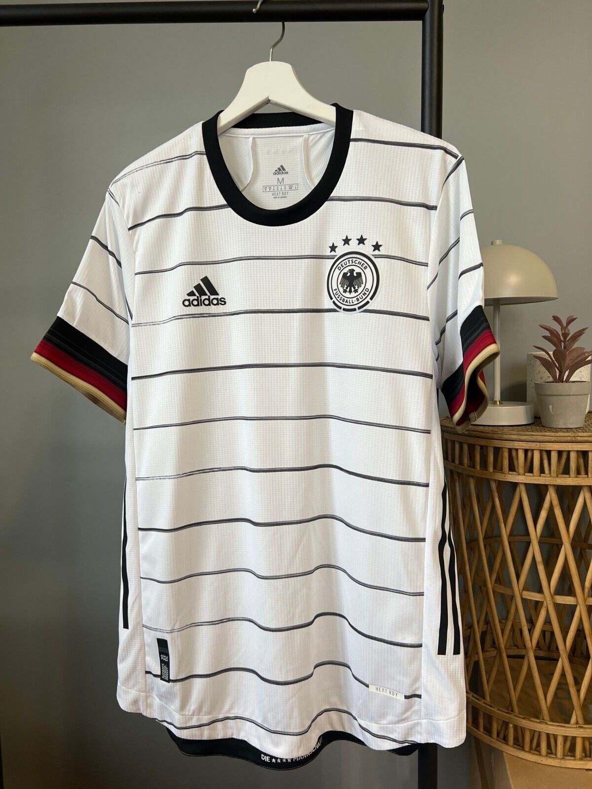 Germany Jersey 2020 Home Player Issue Soccer Shirt Adidas EH6104 Mens Size M