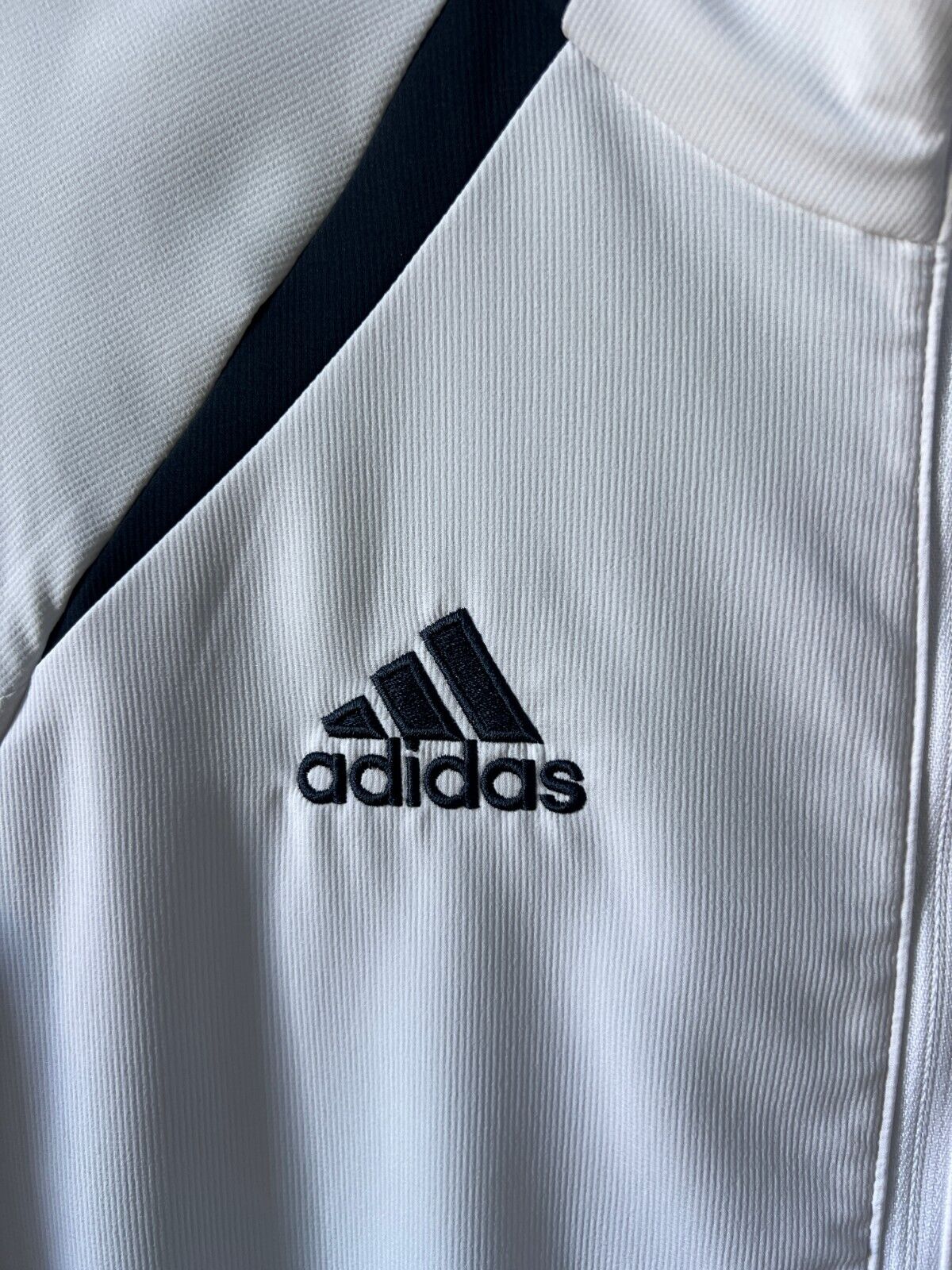 Real Madrid Teamgeist Jacket 2006 x 2021 White Soccer Adidas HA2537 Mens Size M