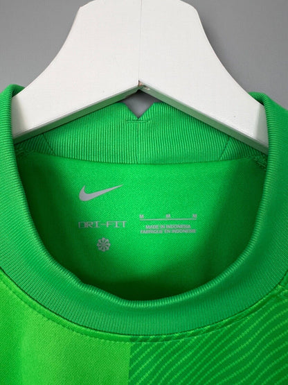 FC Barcelona Jersey 21/22 Goalkeeper Soccer Shirt CV7870-330 Nike Mens Size M