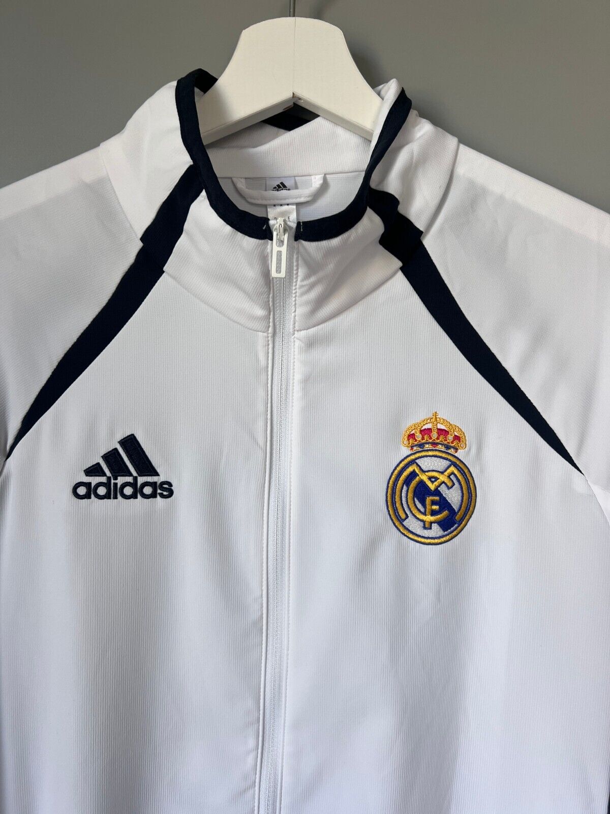 Real Madrid Jacket Teamgeist 2006x2021 White Soccer Adidas HA2537 Mens Size M