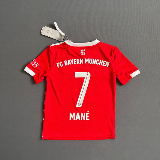 Mane Bayern Munich Jersey 22-23 Home Size XS Boys Soccer Shirt Adidas