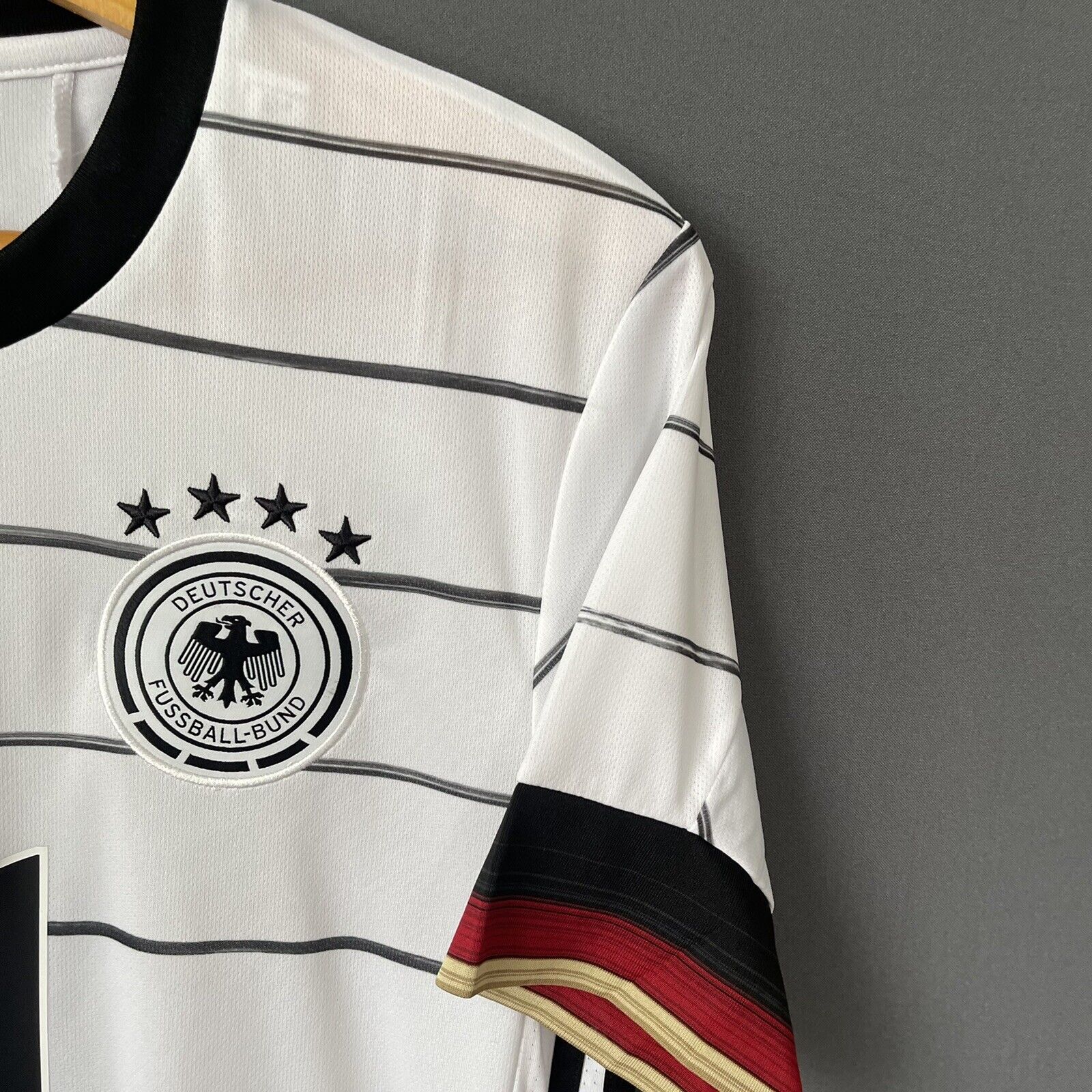 GUNDOGAN GERMANY JERSEY 2021 HOME SMALL MENS FOOTBALL SOCCER SHIRT ADIDAS EH6105