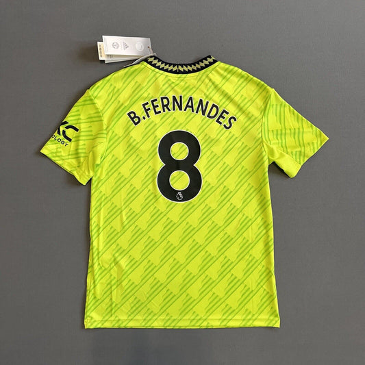 Fernandes Manchester United Jersey 22-23 Third Size M Boys Football Shirt Adidas