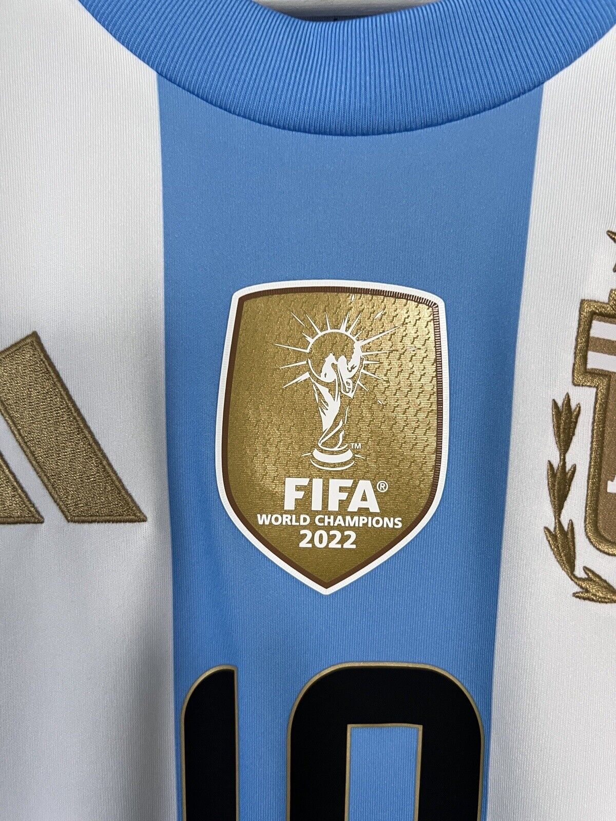Messi Argentina Jersey 2024 Home Soccer Shirt IP8409 Adidas Mens Size M