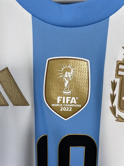 Messi Argentina Jersey 2024 Home Soccer Shirt IP8409 Adidas Mens Size M