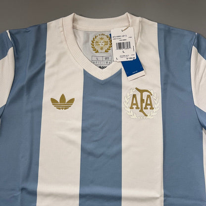 Argentina Jersey Anniversary 2024 Soccer Shirt JF2641 Adidas Mens Size L