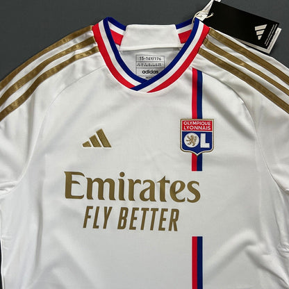 Olympique Lyon Jersey 23/24 Home Soccer Football Shirt Adidas Boys Size XL