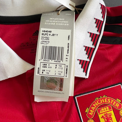 Eriksen Manchester United Jersey 22-23 Home Size M Boys Football Shirt Adidas
