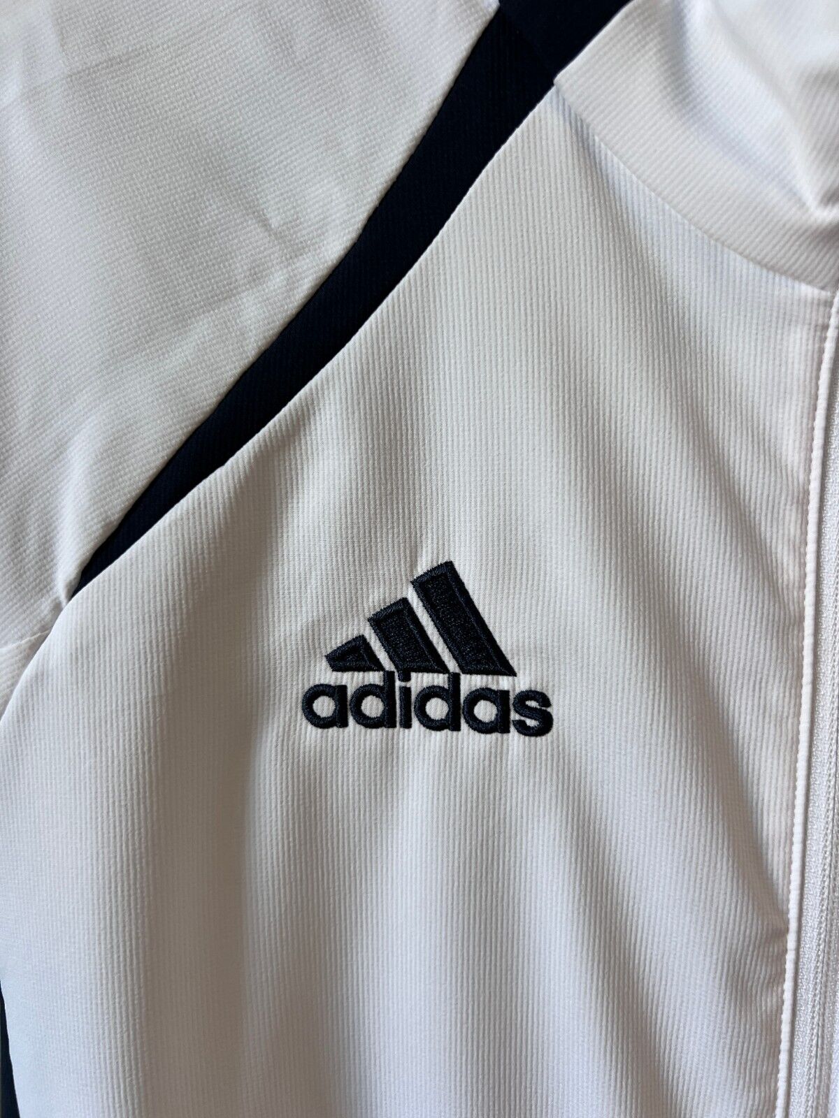 Real Madrid Teamgeist Jacket 2006 x 2021 White Soccer Adidas HA2537 Mens Size M