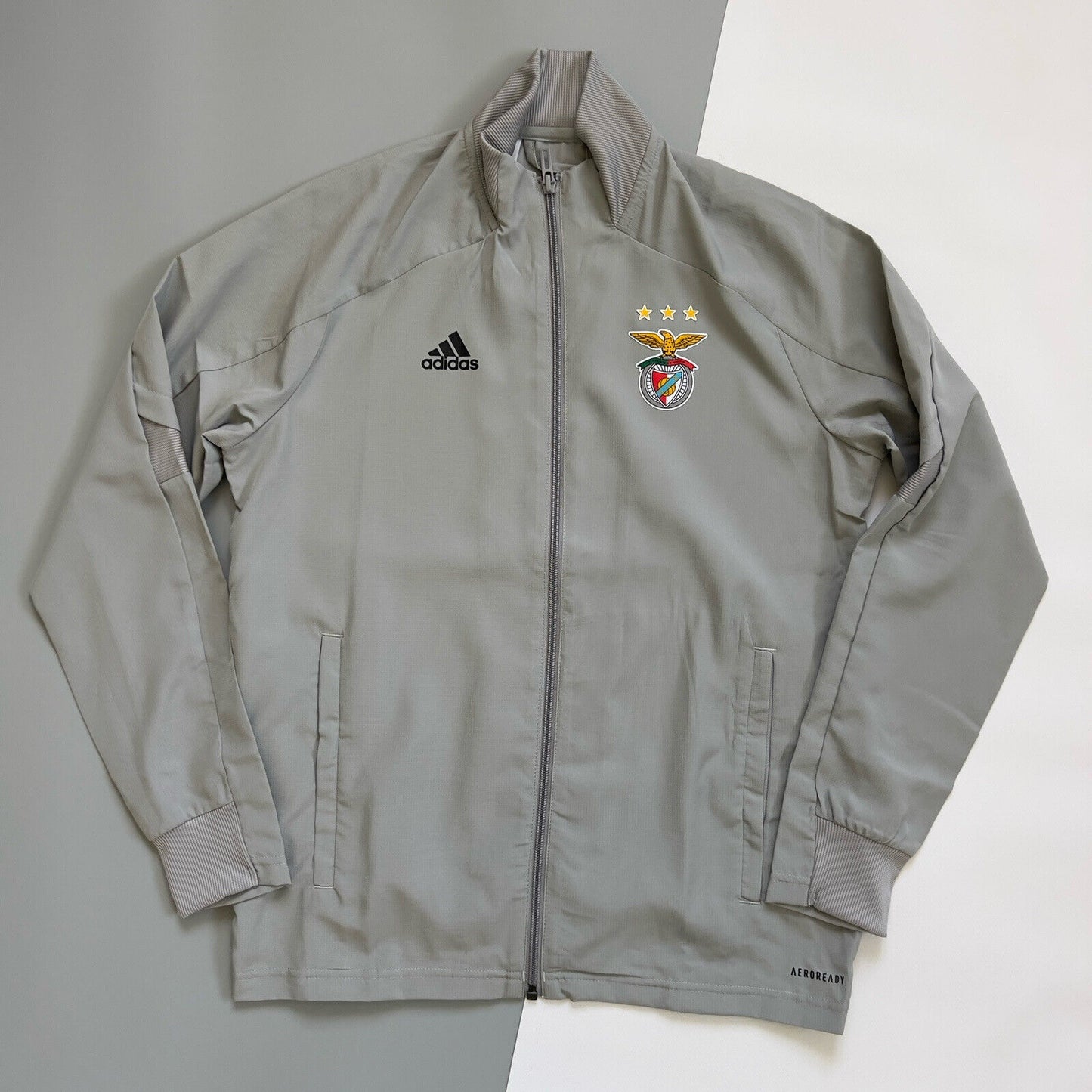 Benfica Jacket Presentation Size M 11-12Y Boys Football ED9242 Adidas
