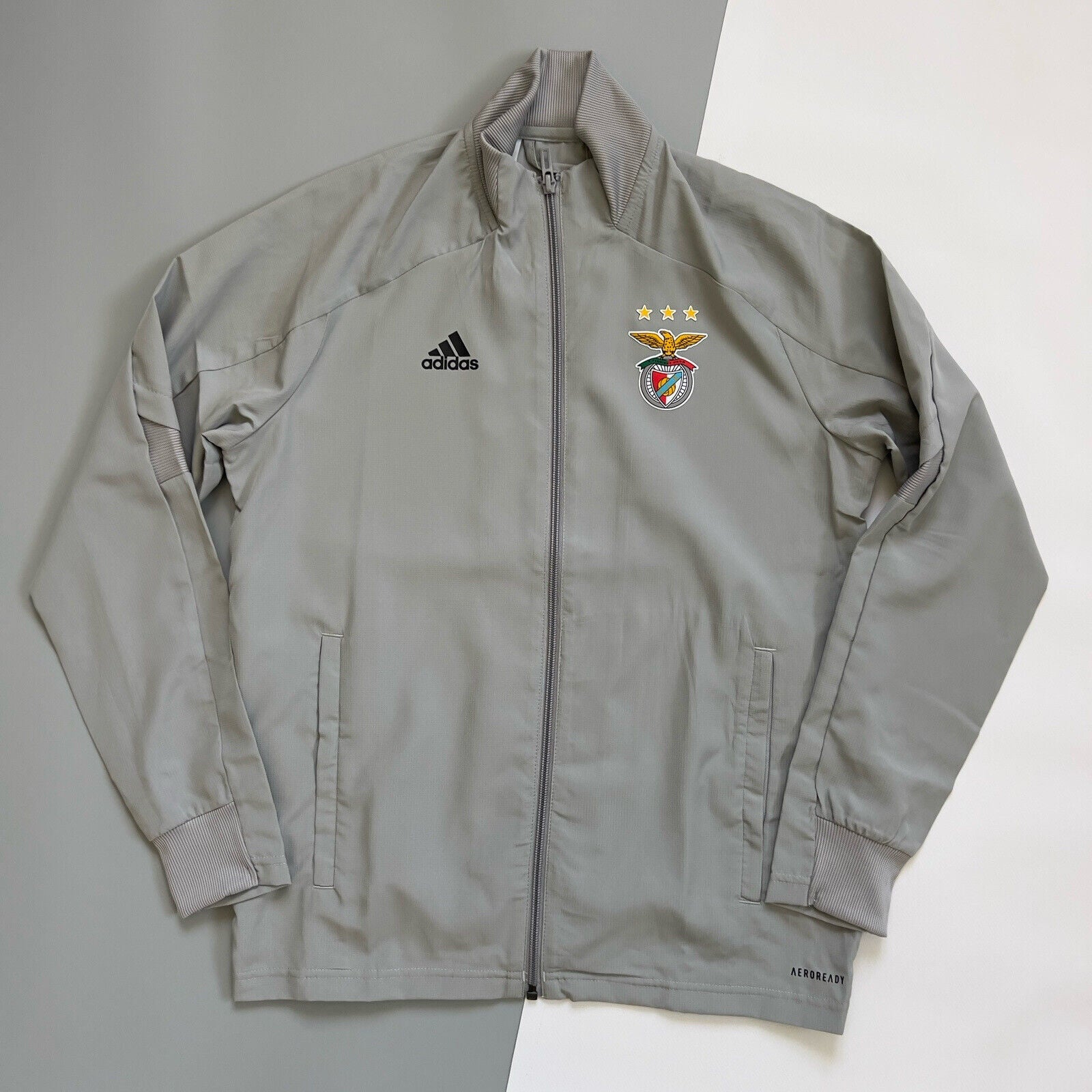Benfica Jacket Presentation Size M 11-12Y Boys Football ED9242 Adidas