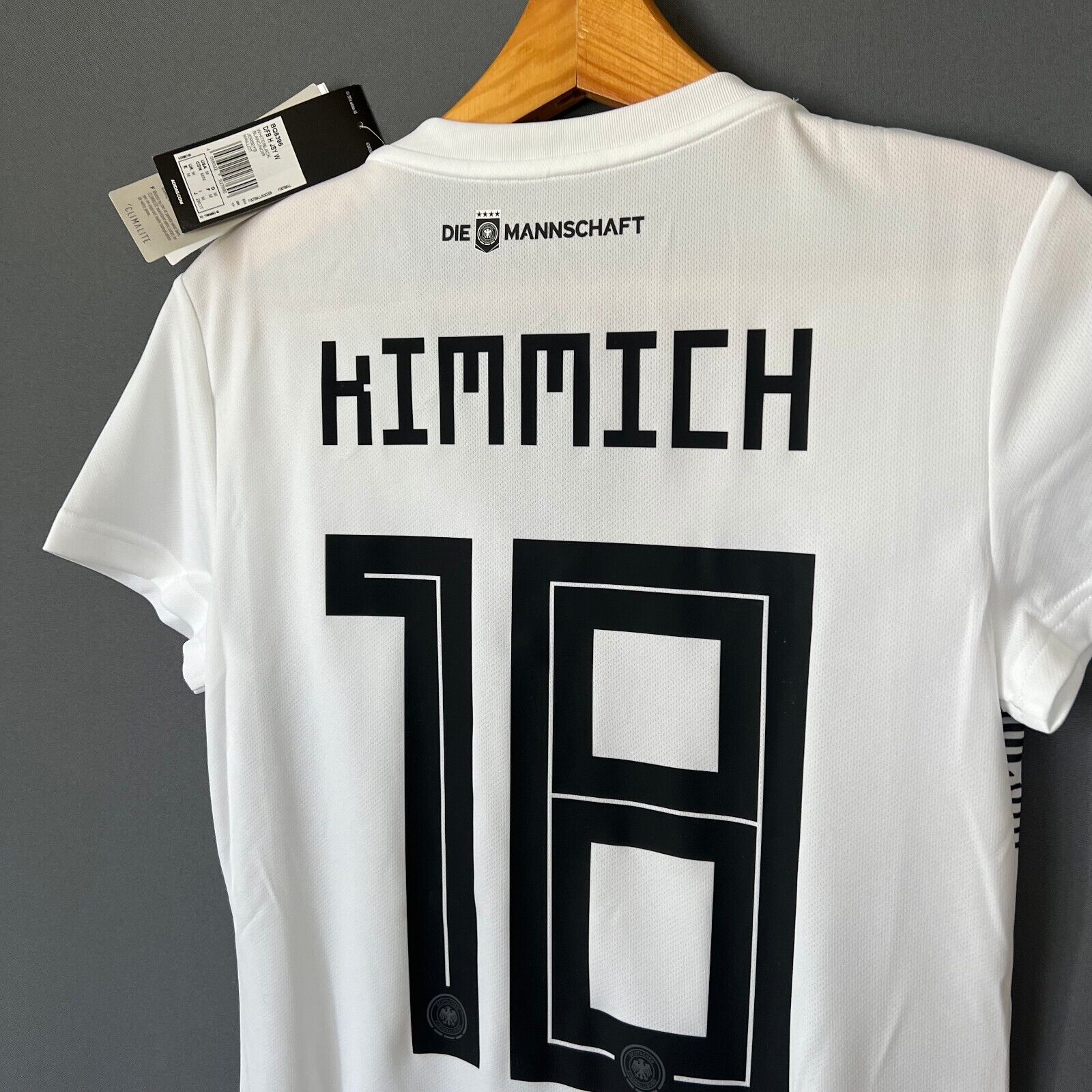 Kimmich Germany Jersey 18/19 Home Women Football Soccer Shirt Sz M BQ8396 Adidas