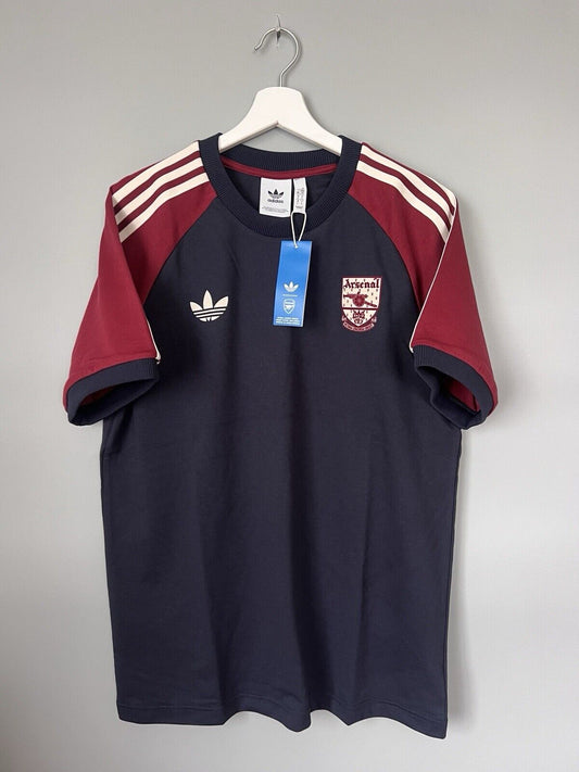 ARSENAL JERSEY 24/25 ORIGINALS 3 STRIPES SOCCER FOOTBALL T-SHIRT ADIDAS IY0053