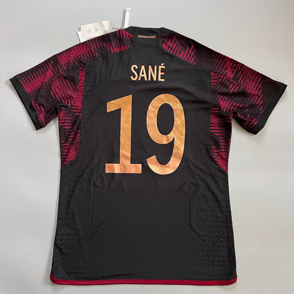 Sane Germany Jersey 2023 Away Authentic Size L Mens Football Shirt HF1695 Adidas