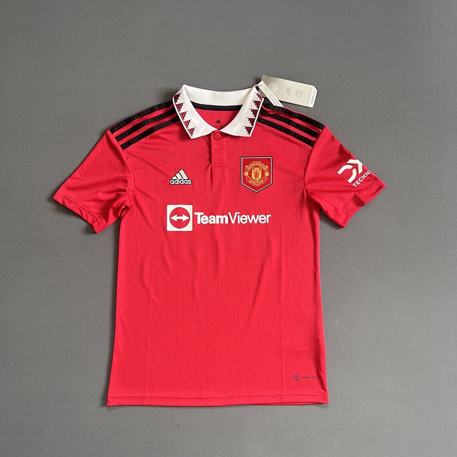 Sancho Manchester United Jersey 22-23 Home Size M Boys Adidas Football Shirt