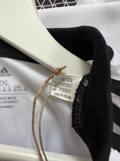 Juventus Jersey 2022-23 Home Soccer Shirt H38907 Adidas Mens Size 2XL