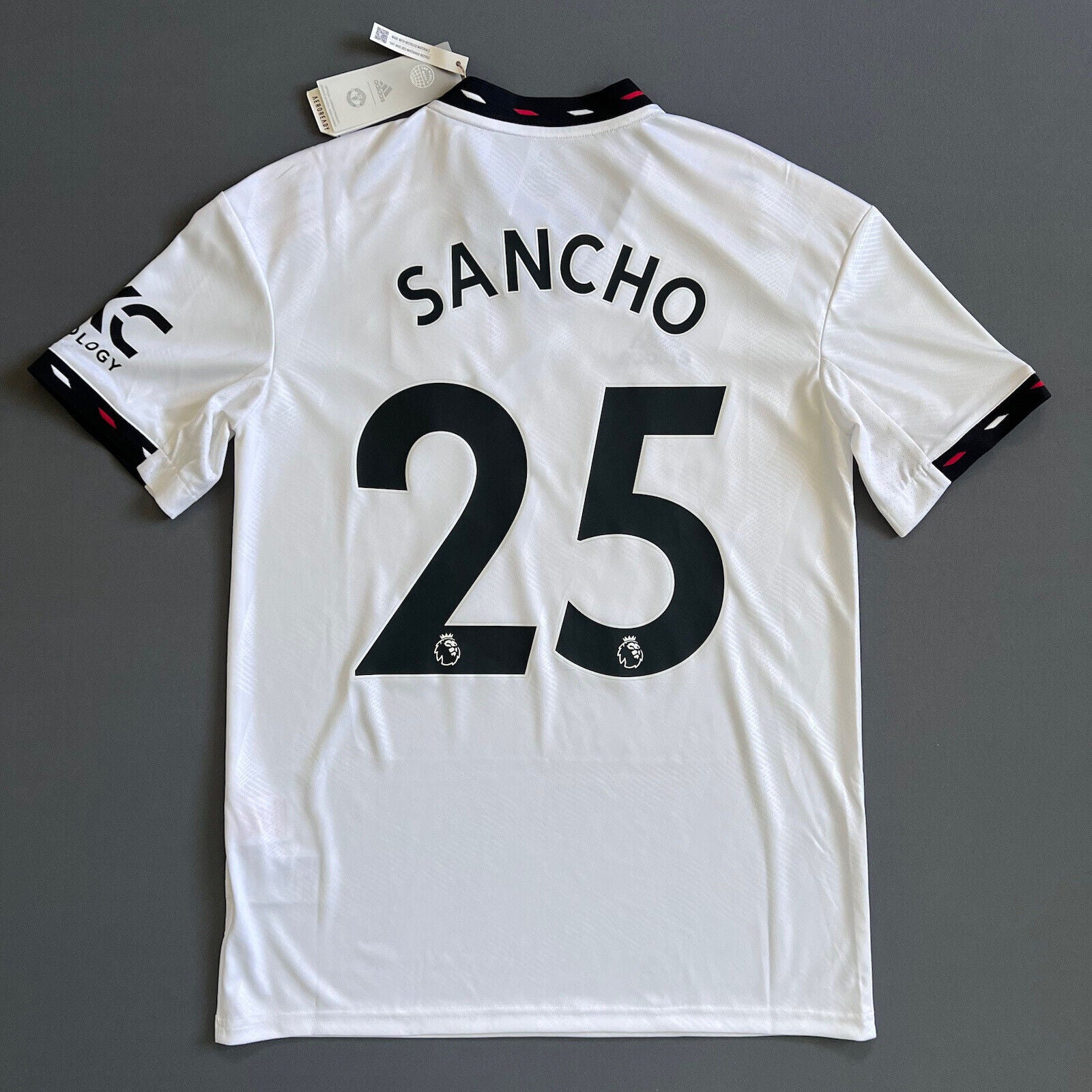 Sancho Manchester United Jersey 22-23 Away Size XL Boys Adidas Football Shirt