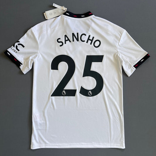 Sancho Manchester United Jersey 22-23 Away Size XL Boys Adidas Football Shirt