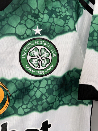 Celtic Jersey Home 23/24 Mens Soccer Football Shirt Adidas HY3343 Size XS