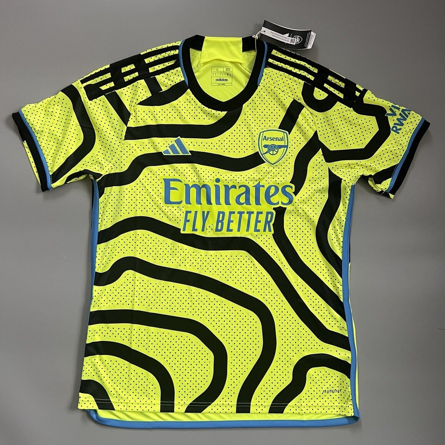 Arsenal Jersey 23/24 Away Mens Soccer Football Shirt HR6927 Adidas Size L