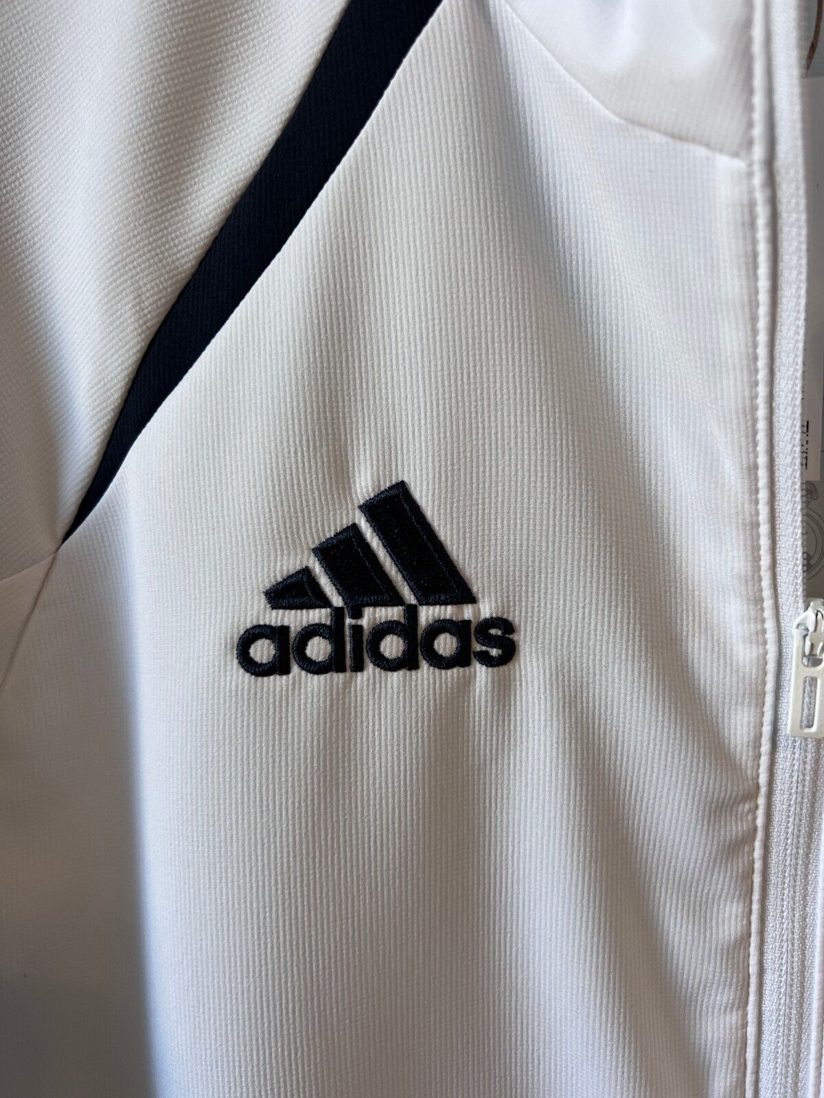 Real Madrid Teamgeist Jacket 2006 x 2021 White Soccer Adidas HA2537 Mens Size M
