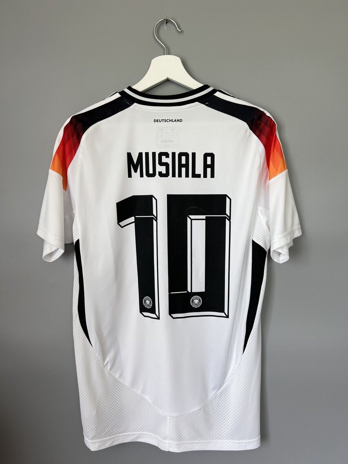 Musiala Germany Jersey 2024 Home Soccer Football Shirt Adidas IP8139 Mens Size M