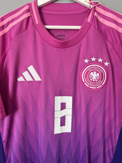 Goretzka Germany Jersey 2024 Away Soccer Shirt Adidas IP8158 Mens Size XL