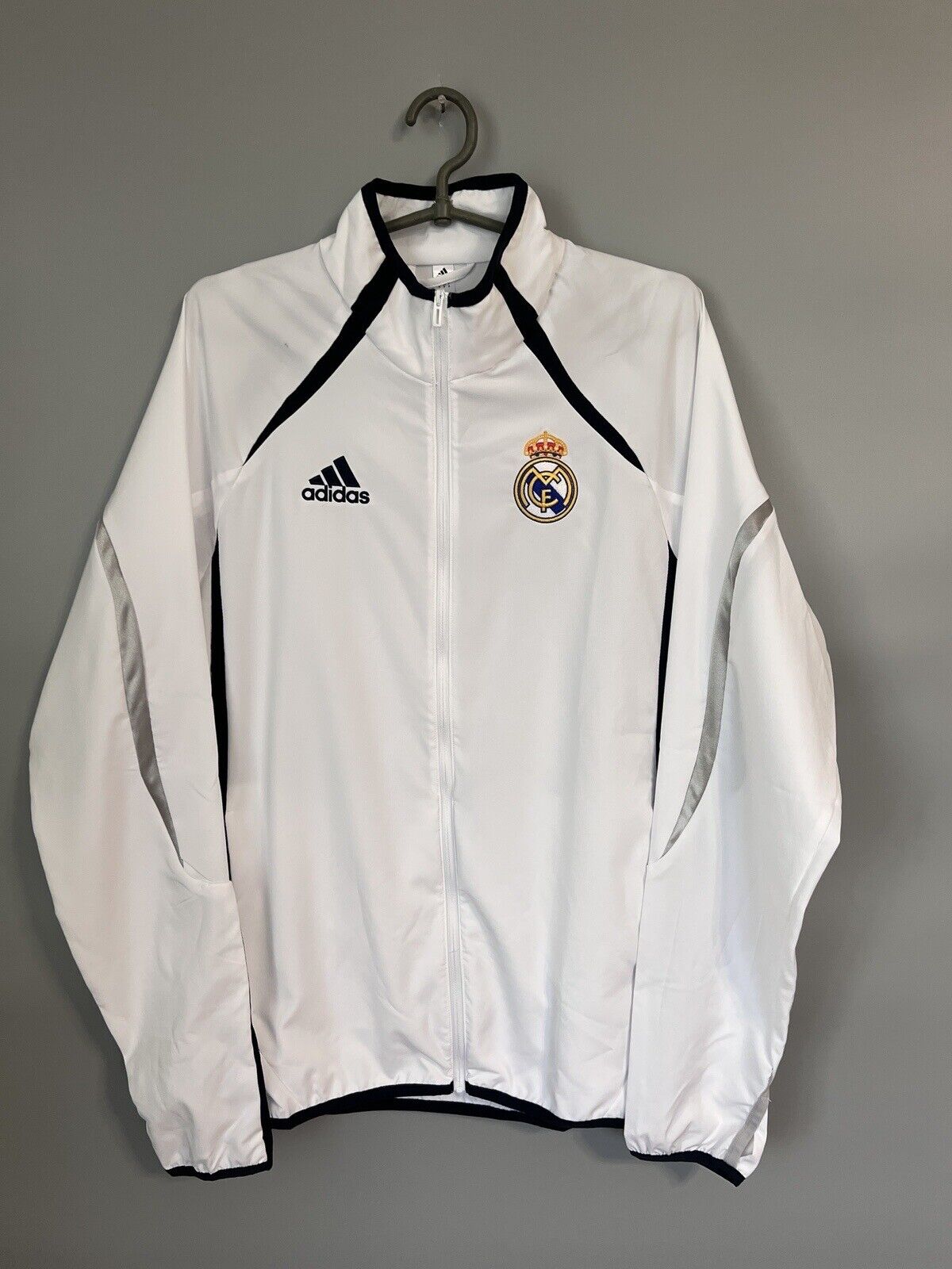 Real Madrid Teamgeist Jacket 2006 x 2021 White Soccer Mens Adidas HA2537 Size M