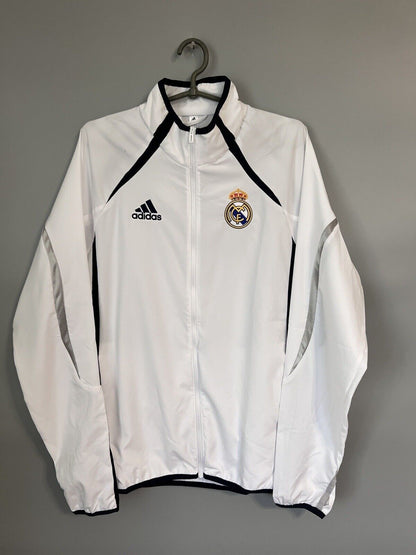 Real Madrid Teamgeist Jacket 2006 x 2021 White Soccer Mens Adidas HA2537 Size M