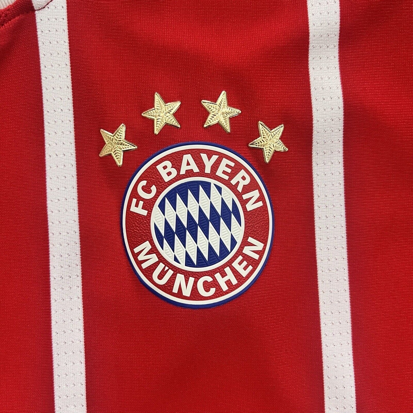 Bayern Munich Jersey 2017/18 Home Match Worn Mens Size 7 Football Shirt Adidas