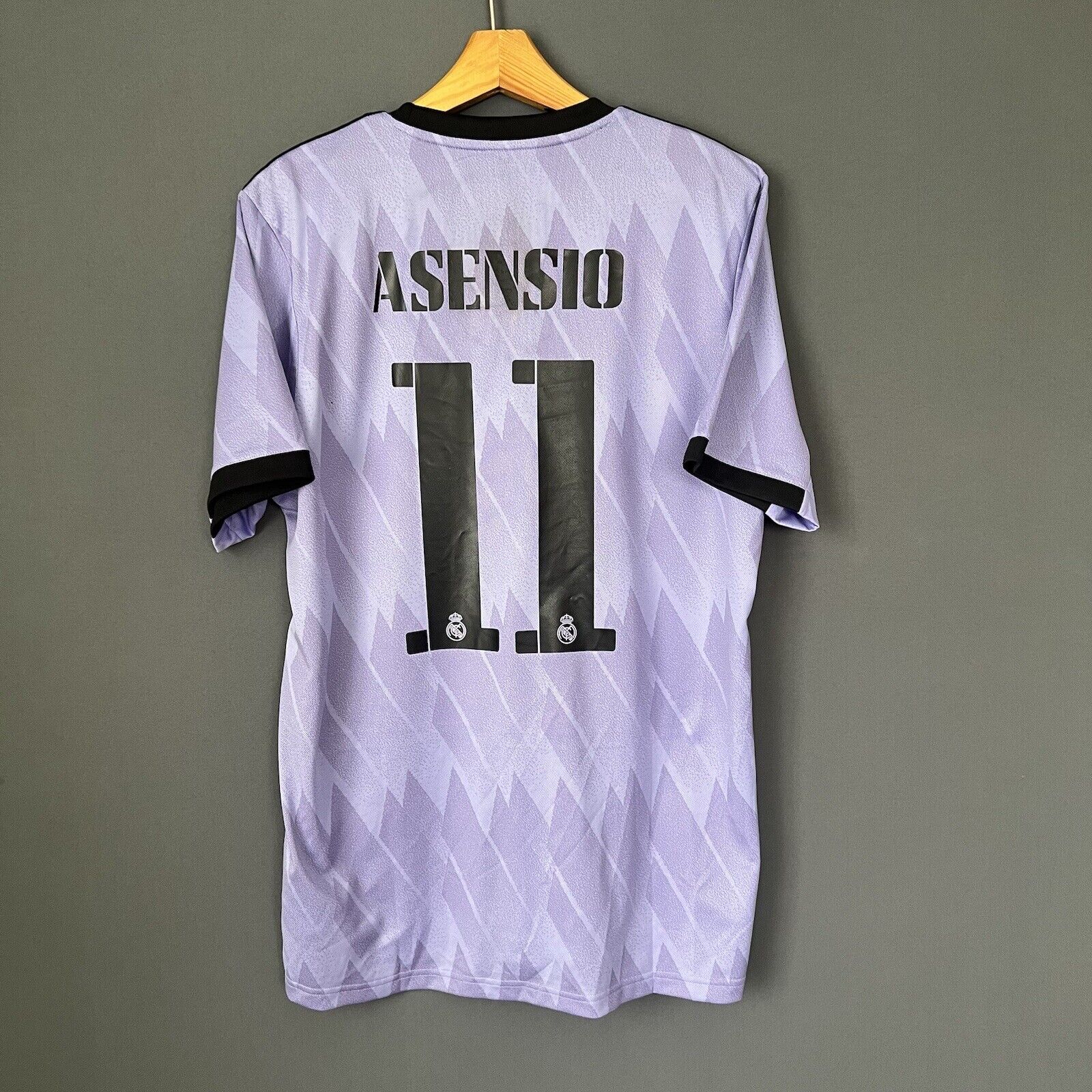 Asensio Real Madrid Jersey 2022-23 Away Mens Soccer Shirt H18489 Adidas Size L