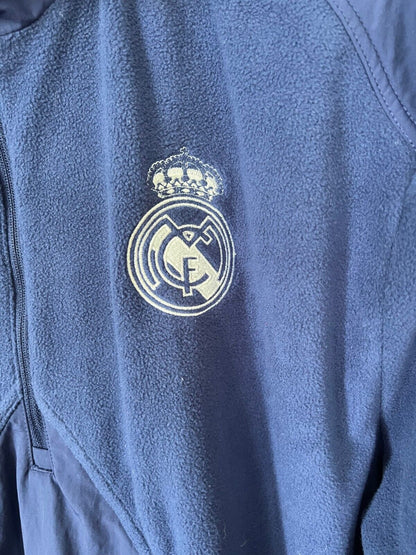 Real Madrid Jacket Travel Fleece GL0039 Soccer Adidas Mens Size M