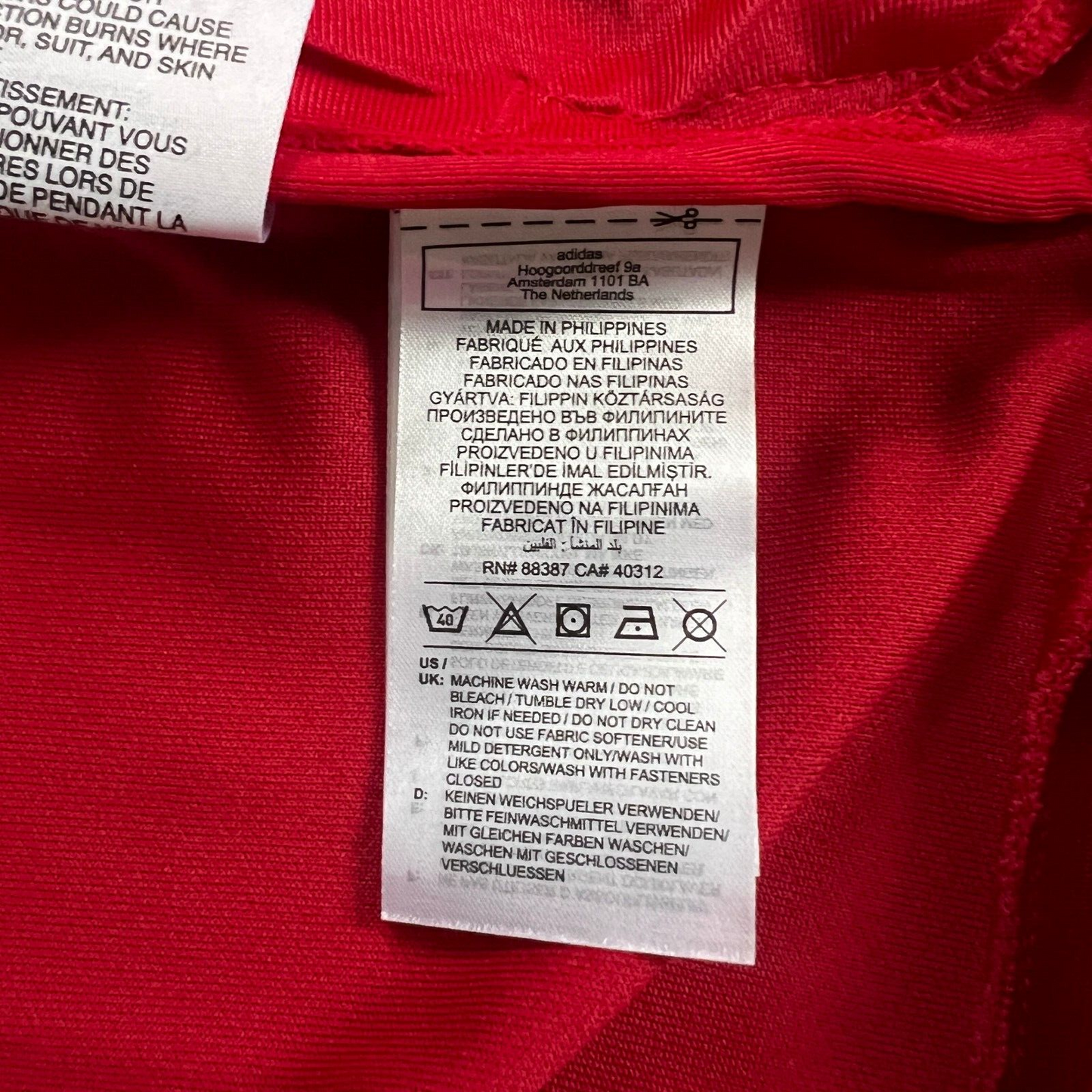 1. FC Union Berlin Jacket Condivo 22 Red Football Soccer Adidas Boys Size XS