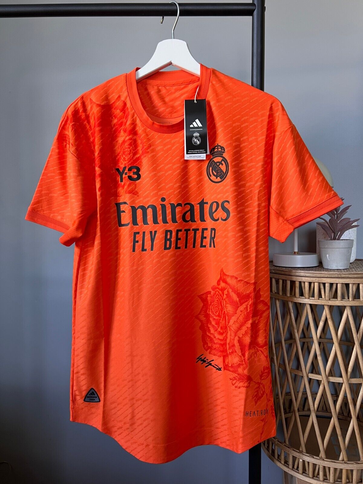 Real Madrid Jersey 23/24 4th Soccer Shirt Adidas Y-3 Limited Edition Mens Size S