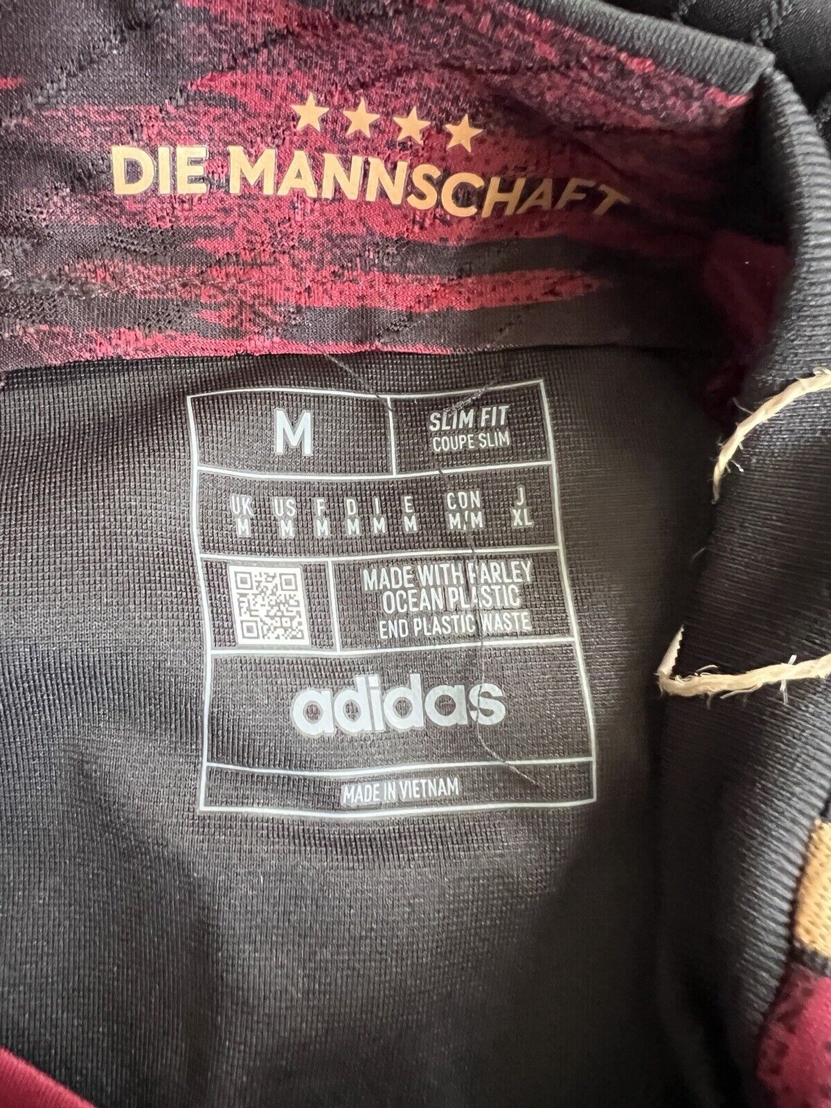 Havertz Germany Jersey 23 Away Authentic Size M Men Football Shirt HF1695 Adidas