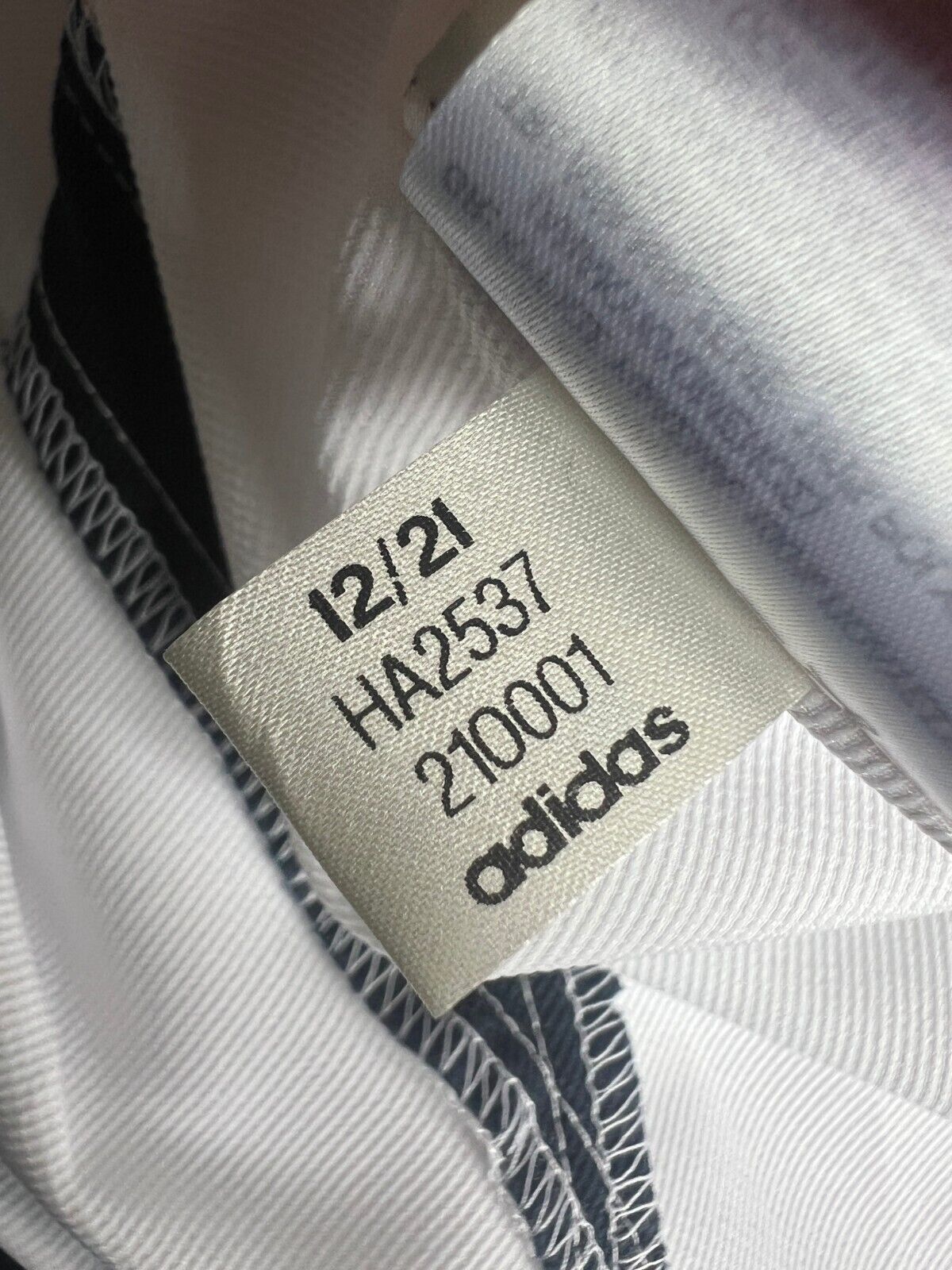 Real Madrid Teamgeist Jacket 2006x2021 White Soccer Adidas HA2537 Mens Size 2XL