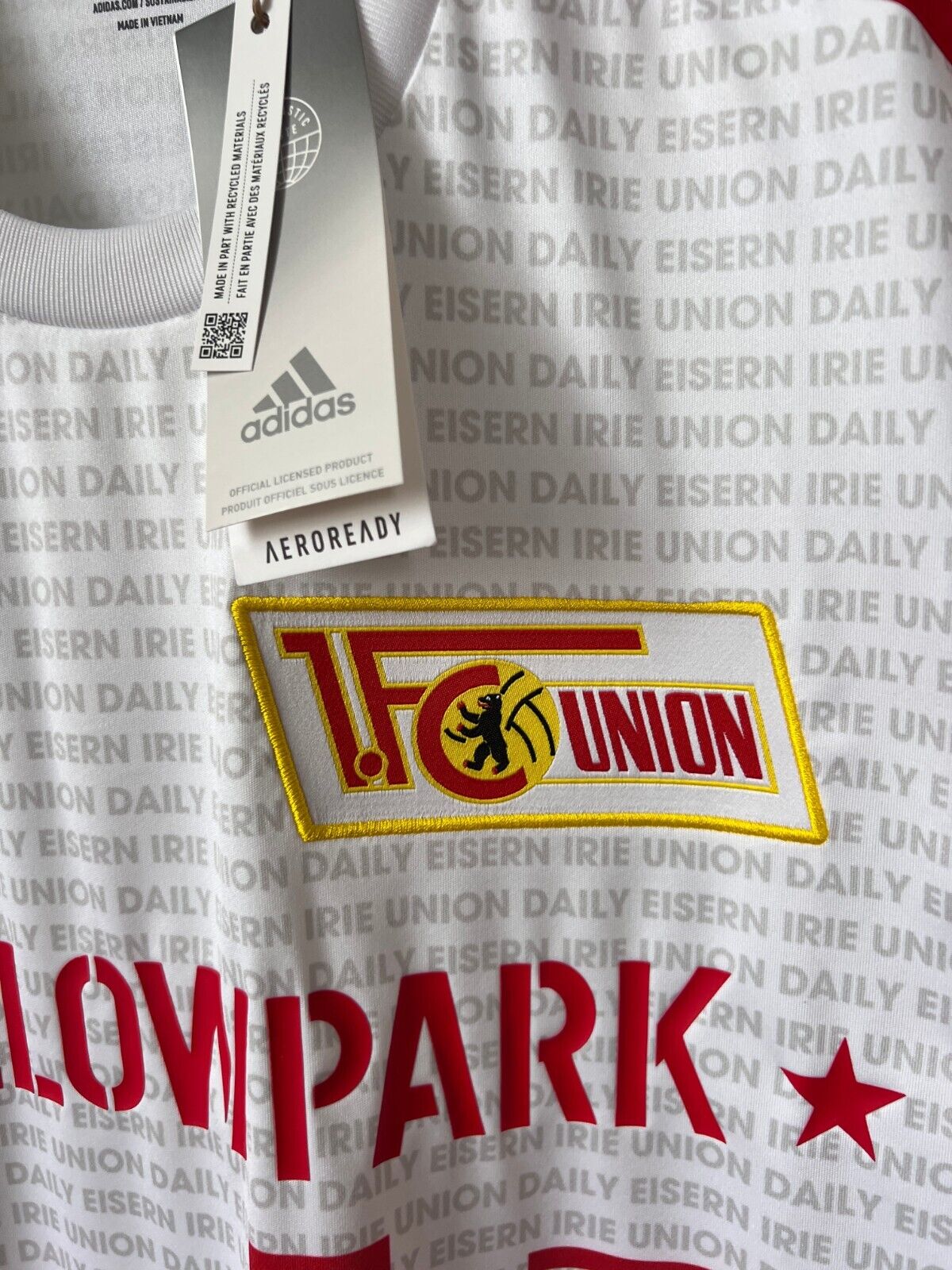 Adidas 1. FC Union Berlin 22/23 Fourth Jersey - Men's Size S Soccer Shirt