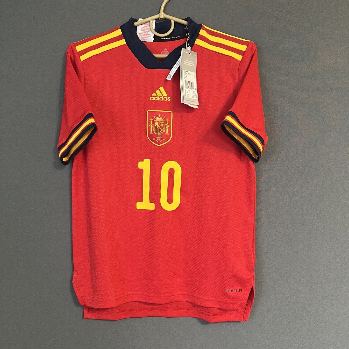 Spain Jersey 2022 Home Size M 11-12Y Boys Soccer Football Shirt Adidas