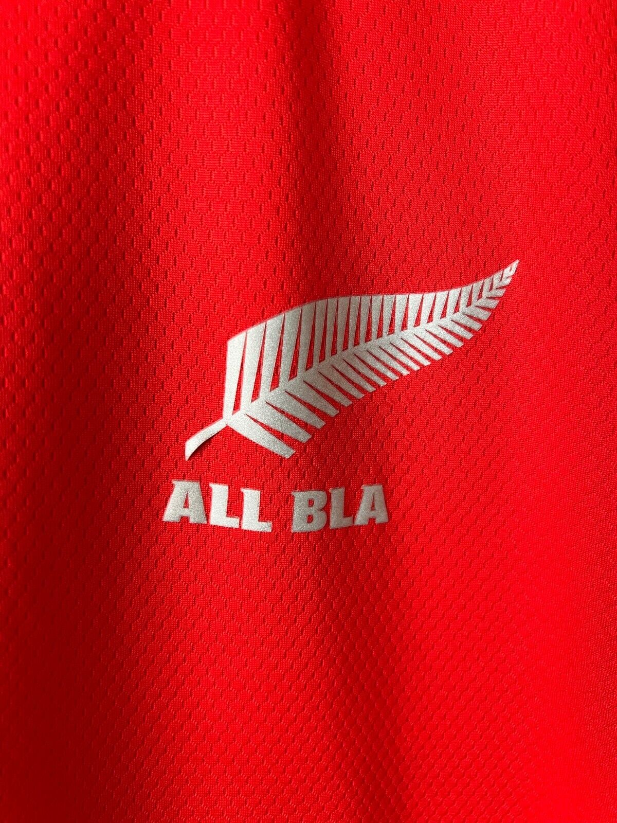 New Zealand All Blacks Jersey Rugby Size L Mens Training Shirt HA2486 Adidas