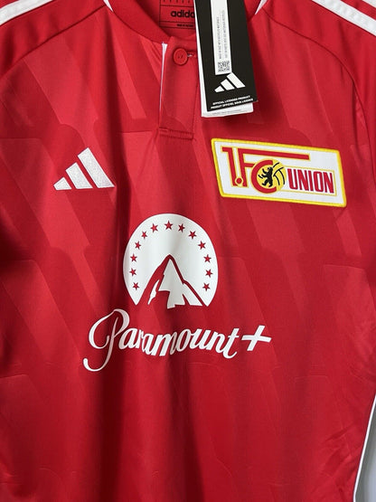 1. FC Union Berlin Jersey 23/24 Home Football Soccer Shirt Adidas Mens Size S