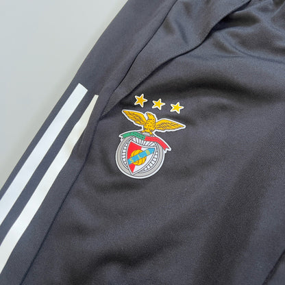 Benfica Pants Training Black Size S 9-10Y Boys Soccer Football EW1710 Adidas