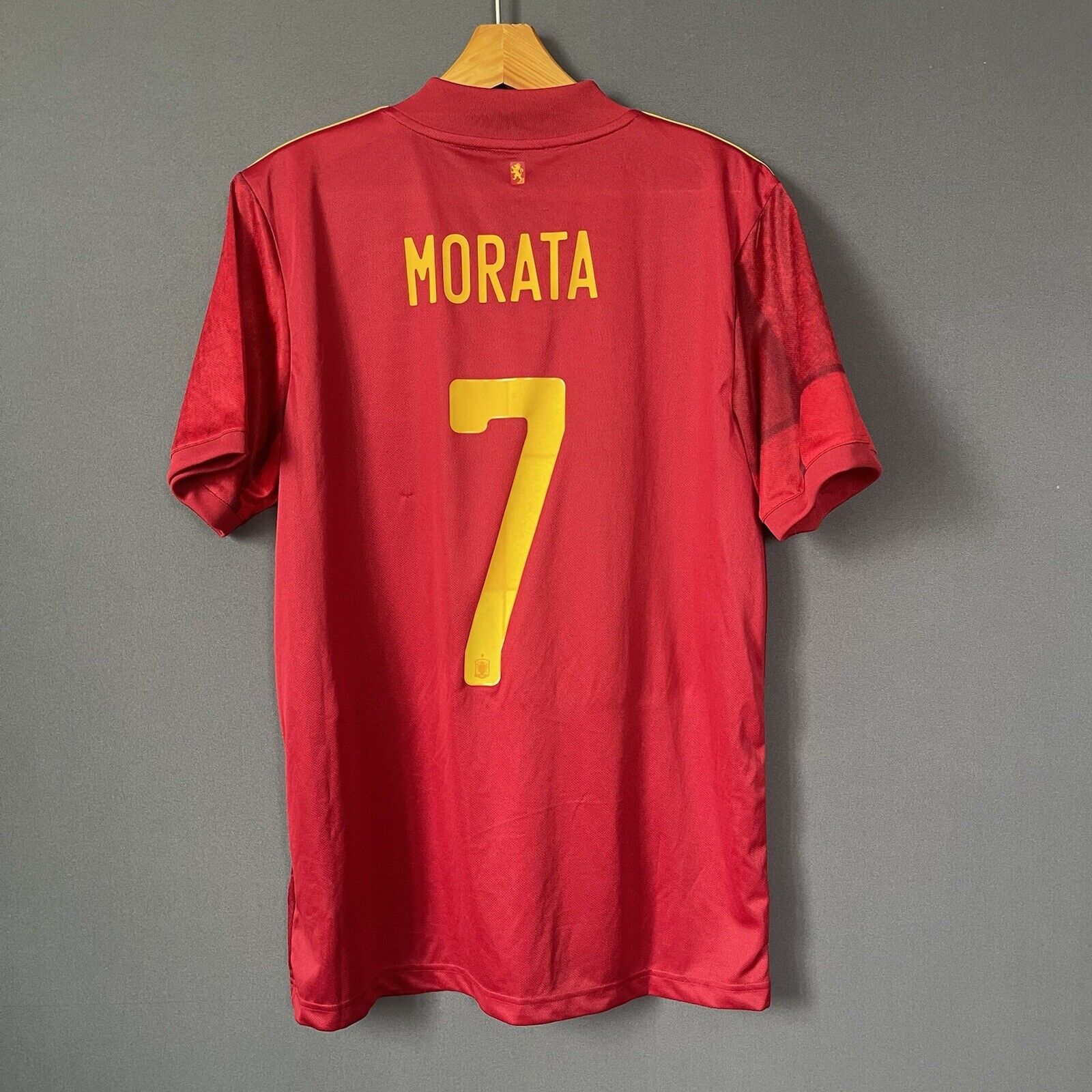 MORATA SPAIN TEAM JERSEY 2021 HOME SIZE L FOOTBALL SOCCER SHIRT ADIDAS [FR8361]