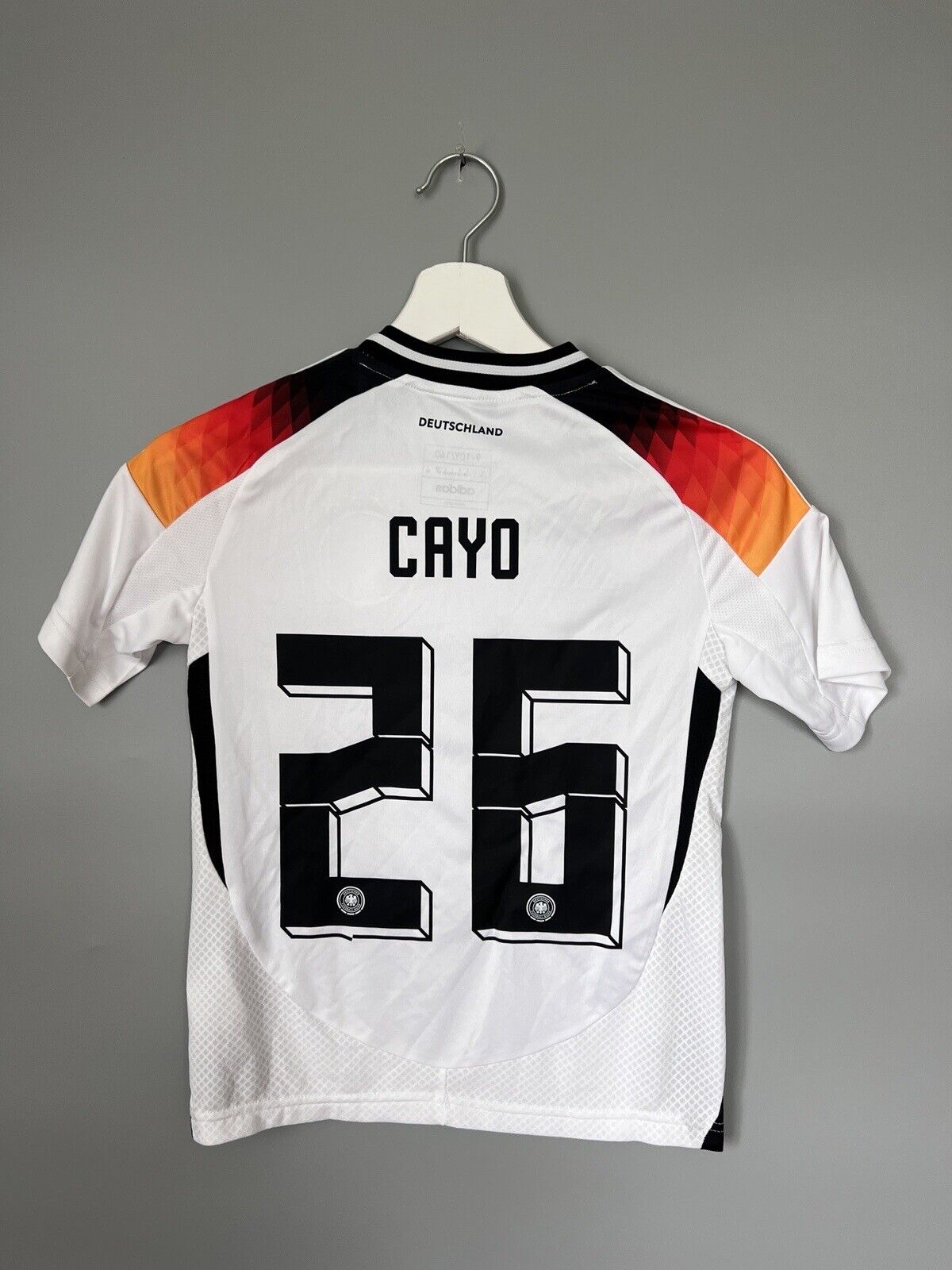 Germany Jersey 2024 Home Soccer Football Adidas DFB IP6130 Boys Size S