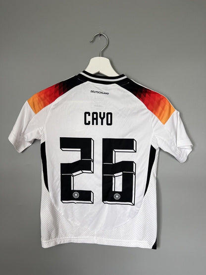 Germany Jersey 2024 Home Soccer Football Adidas DFB IP6130 Boys Size S