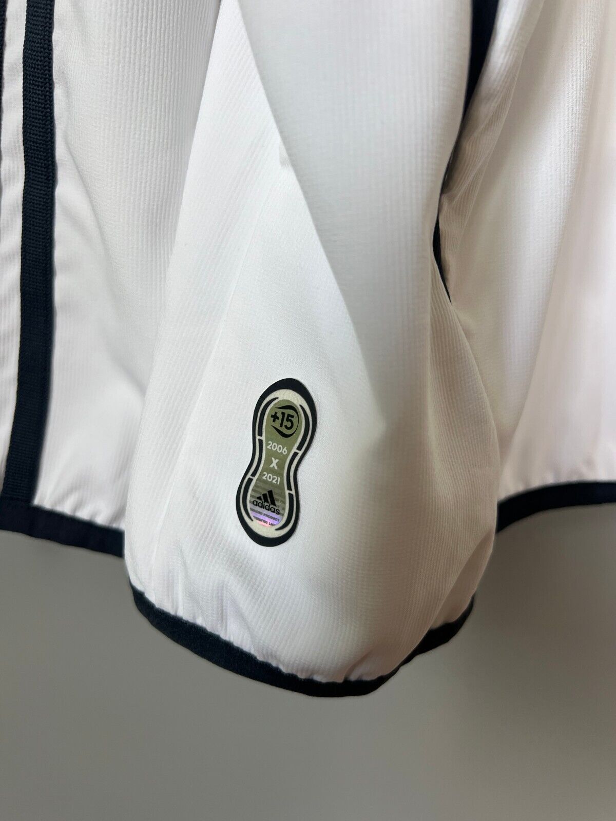 Real Madrid Teamgeist Jacket 2006x2021 White Soccer Adidas HA2537 Mens Size 2XL